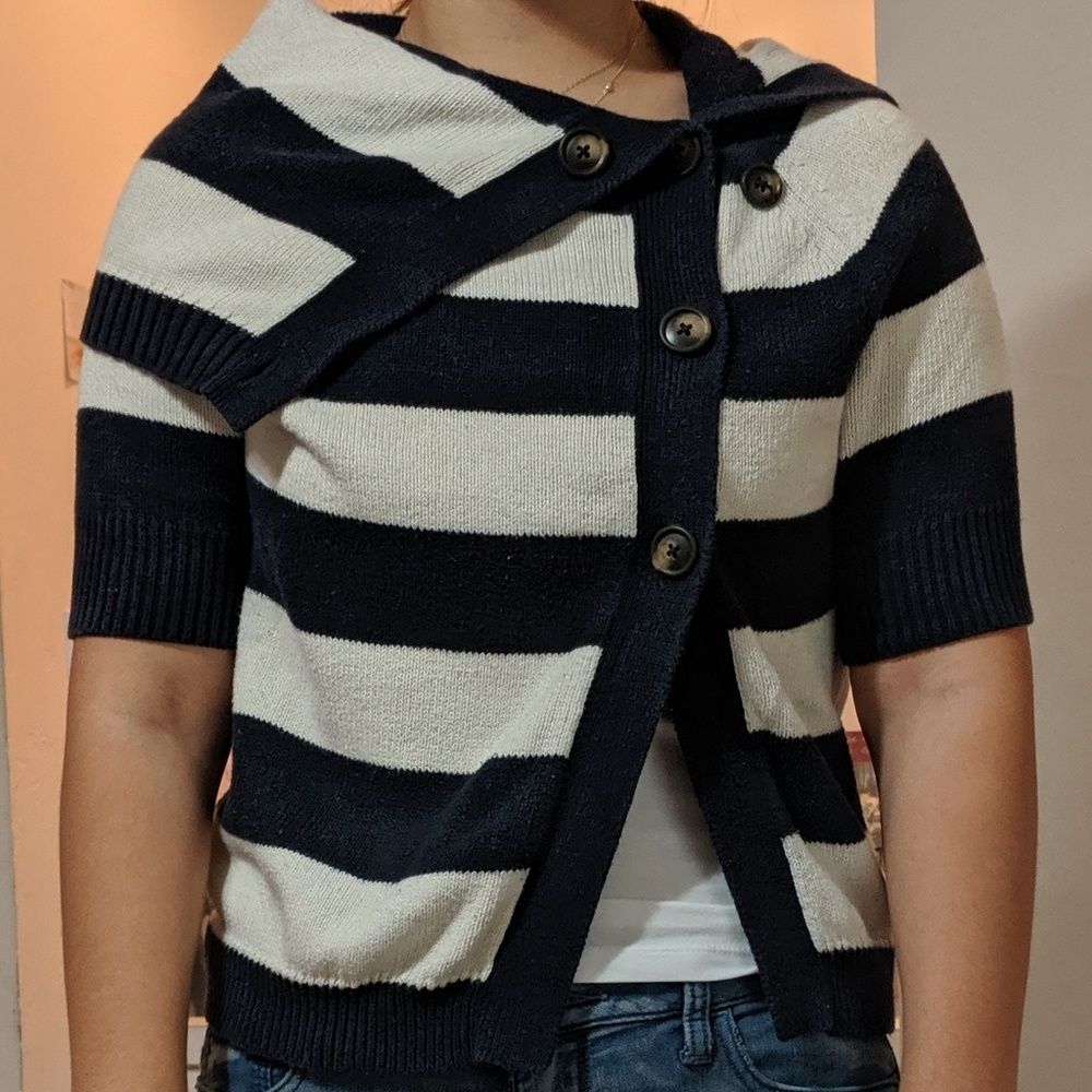 Striped Knit Cardigan